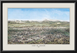 Denver CO 1886 D.H. Johnson