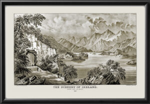 Killarney Ireland 1869 - Upper Lake Killarney - Currier & Ives