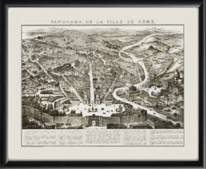 Rome Italy 1873 Published by Bouasse-Lebel