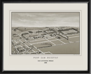 Fort Sam Houston, San Antonio TX 1886 Augustus Koch