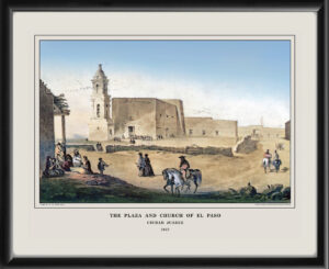 Ciudad Juarez Mexico - Guadalupe Mission of El Paso 1857