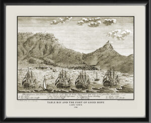 Table Bay and the Fort of Good Hope - Cape Town South Africa 1741