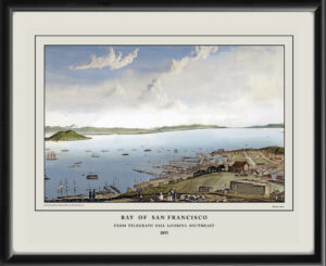 Bay of San Francisco from Telegraph Hill Looking S.E. 1855 Thomas Ayres