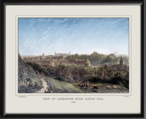 Cambridge 1841 from Castle Hill.