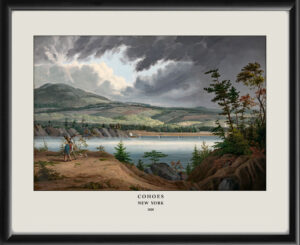 View of Cohoes NY by John William Hill
