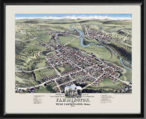 Farmington & West Farmington ME 1878 TMFowler