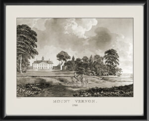 Mount Vernon VA 1798 by artist George Isham Parkyns