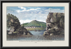 View of the entrance to and town of St. John's Newfoundland 1818