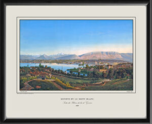 Geneva Switzerland and Mont Blanc 1830
