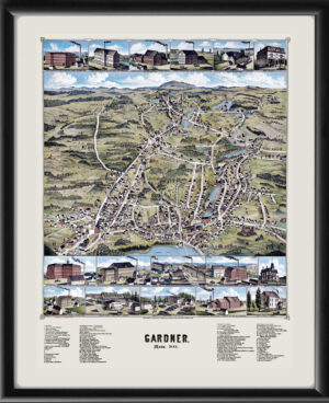 Gardner MA 1880 OH Bailey