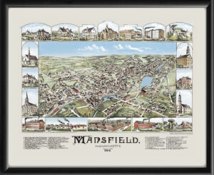 Mansfield MA 1888 O H Bailey